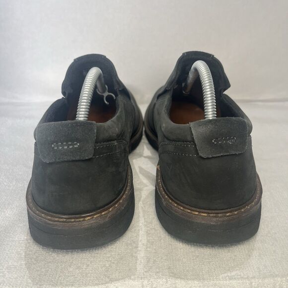 Ecco Turn GTX Slip On Loafers Comfort Shoes Leather Goretex Gray Men 9 - Picture 4 of 7